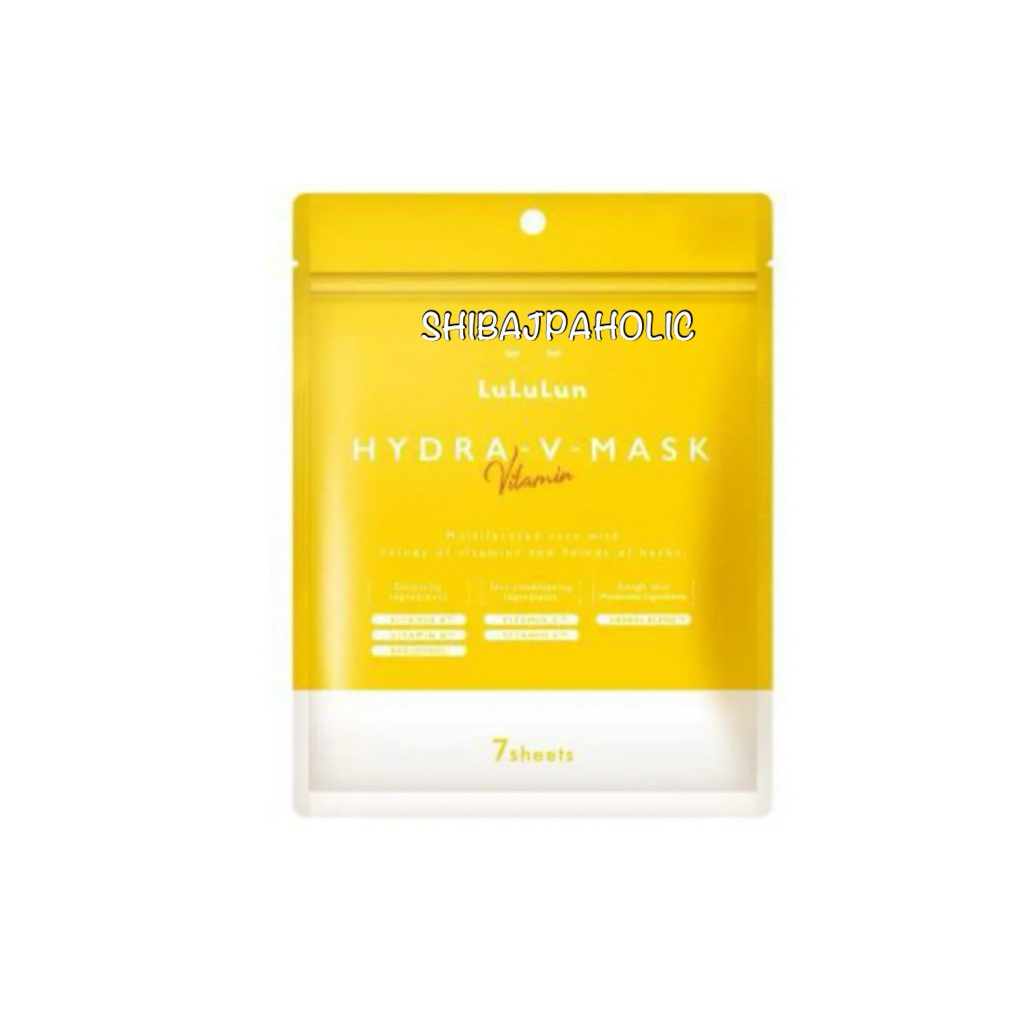 LuLuLun Hydra-V-Mask #Vitamin มาร์คหน้า มาส์กหน้า