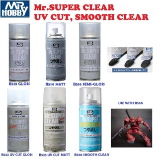 GSI Creos Mr Hobby B513, B514, B516, B522, B523, B530 TOPCOAT SUPER CLEAR, Plastic Model กันดั้ม