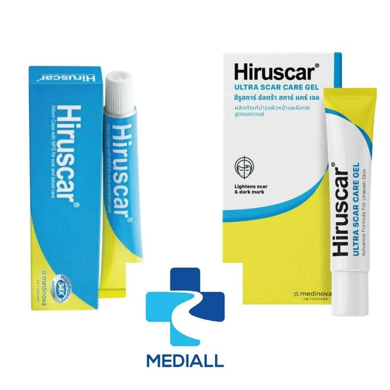 (สูตรใหม่!!) Hiruscar Ultra Scar Care Gel 20g ฮีรูสการ์ อัลตร้า สการ์ แคร์ เจล  ลดรอยแผล ลดรอยแผลเป็น ทาแผลเป็น 20 กรัม