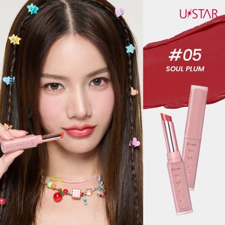 Ustar Zignature Maxx Cover Crystal Glam Lipstickลิปกระจก ปากฉ่ำ ลิปบาล์ม ฉ่ำวาว 5 เฉดสี ลิปทินท์บาล์ม ลิปสติก