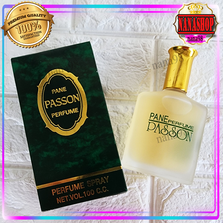 น้ำหอม พัสสัน PANE PASSON PERFUME SPRAY 100CC. เพน พาสสัน 3188 ฝาโลหะ ฝาทอง ขวดใหญ่