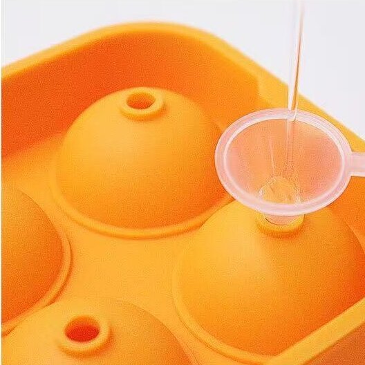 ถาดน้ำแข็ง พิมพ์น้ำแข็งก้อนกลม แม่พิมพ์น้ำแข็งก้อนกลม ที่ทำน้ำแข็ง แม่พิมพ์วุ้น Ice Maker 4สี ใช้งานง่าย น้ําแข็งกลม - รูปที่ 2