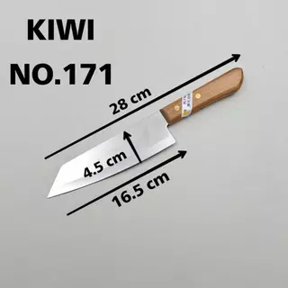 Kiwi Knife มีดทำครัวกีวี ด้ามไม้ ปลายแหลม ปอกผลไม้ แล่ปลา แล่เนื้อ คมกริบ ใช้งานครัวบ้านและร้านอาหาร