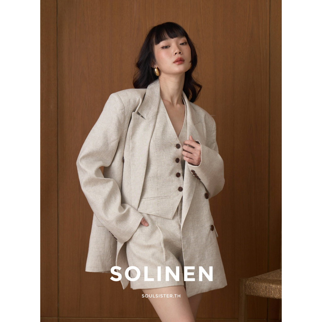 Soulsister | Solinen II Blazer - Pants (100% Pure Linen)