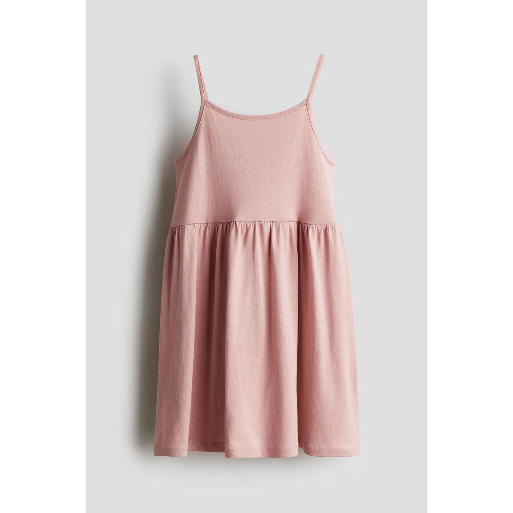 H&M เดรส สายเดี่ยว ผ้าคอตตอล ไซด์ 1.5-10 ปี ของใหม่ ของแท้ พร้อมส่ง