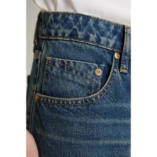 Mc JEANS กางเกงยีนส์ผู้ชาย ทรงกระบอกขาตรง เอวกลาง สียีนส์ฟอกกลาง MMIZ235 ยีนส์ 12.75oz