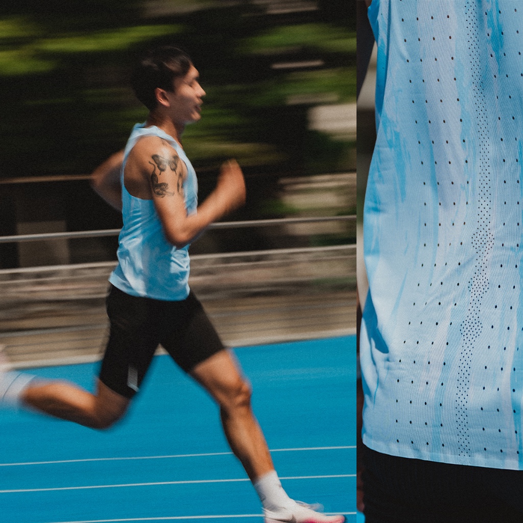 Boomsport Running:Blue Sky-เสื้อกล้ามวิ่งผู้ชาย ราคา ถูกที่สุด ดีลบีเคเค แกลเลอรีภาพที่ 6