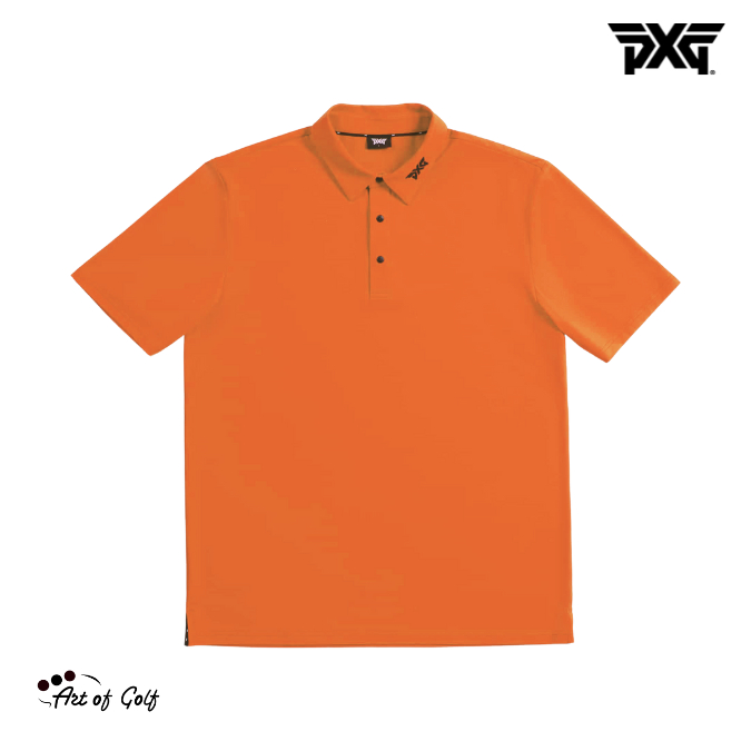 เสื้อโปโล PXG Men's Athletic Fit BP Signature Polo - Orangeade