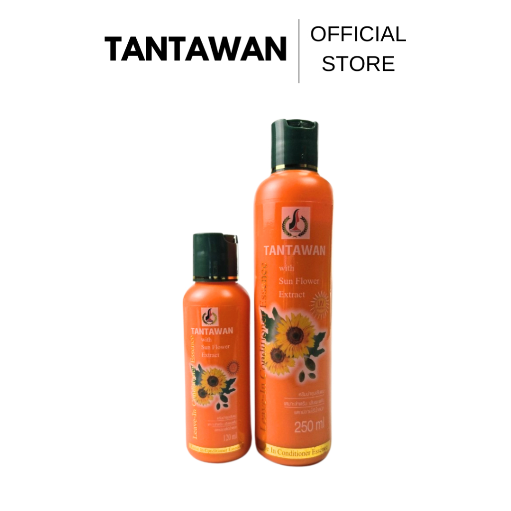 TANTAWAN CONDITINER ESSENCE ทานตะวัน คอนดิชั่นเนอร์ เอสเซนส์  สีส้ม สำหรับ ผมแห้งแตกปลาย ไร้น้ำหนัก