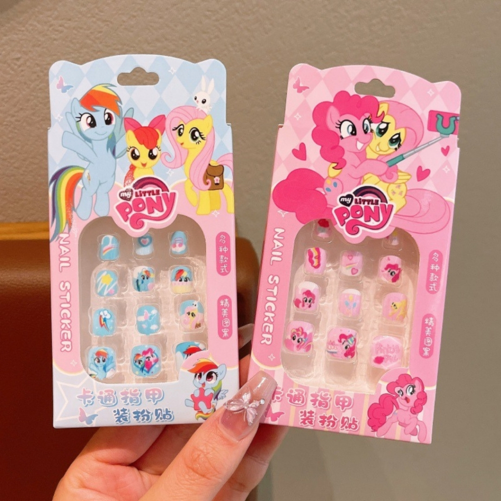 เล็บปลอมเด็ก ลาย My Little Pony พร้อมกาวในตัว เล็บเด็ก 12 ชิ้น NA-KD4-MLP - รูปที่ 2