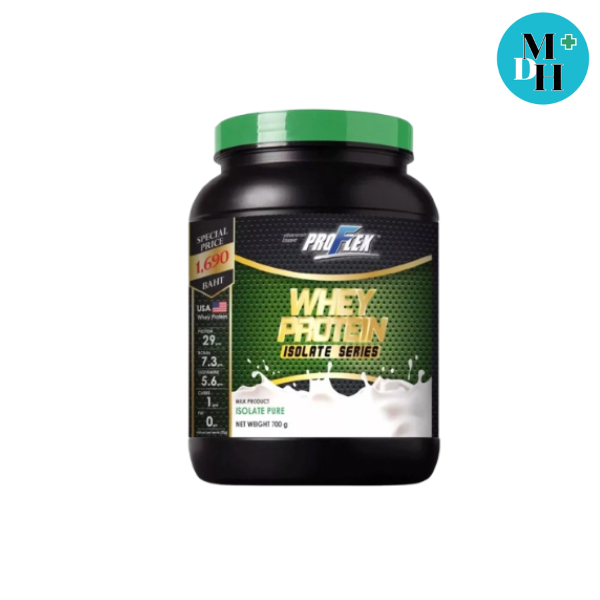 Proflex Whey Protein Isolate Pure โปรเฟล็กซ์ ไอโซเลทเพียว 700 g 1 Bottle(13294)