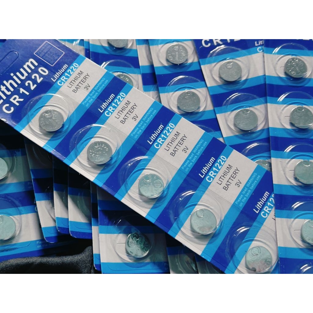 ถ่านกระดุม CR1220 ถ่านนาฬิกา ถ่านรีโมท