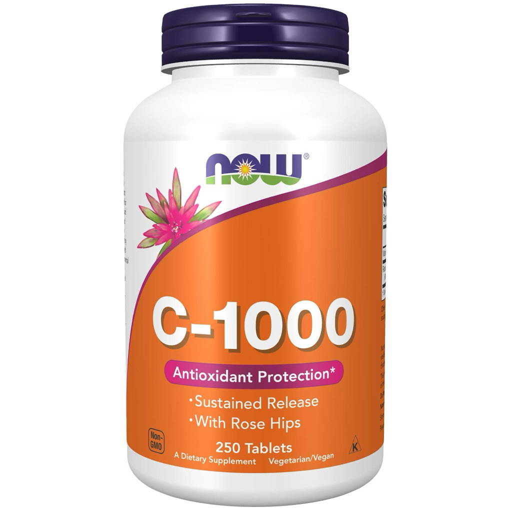 วิตามินซี NOW C-1000 Vitamin C 1000mg | 100 Tablets