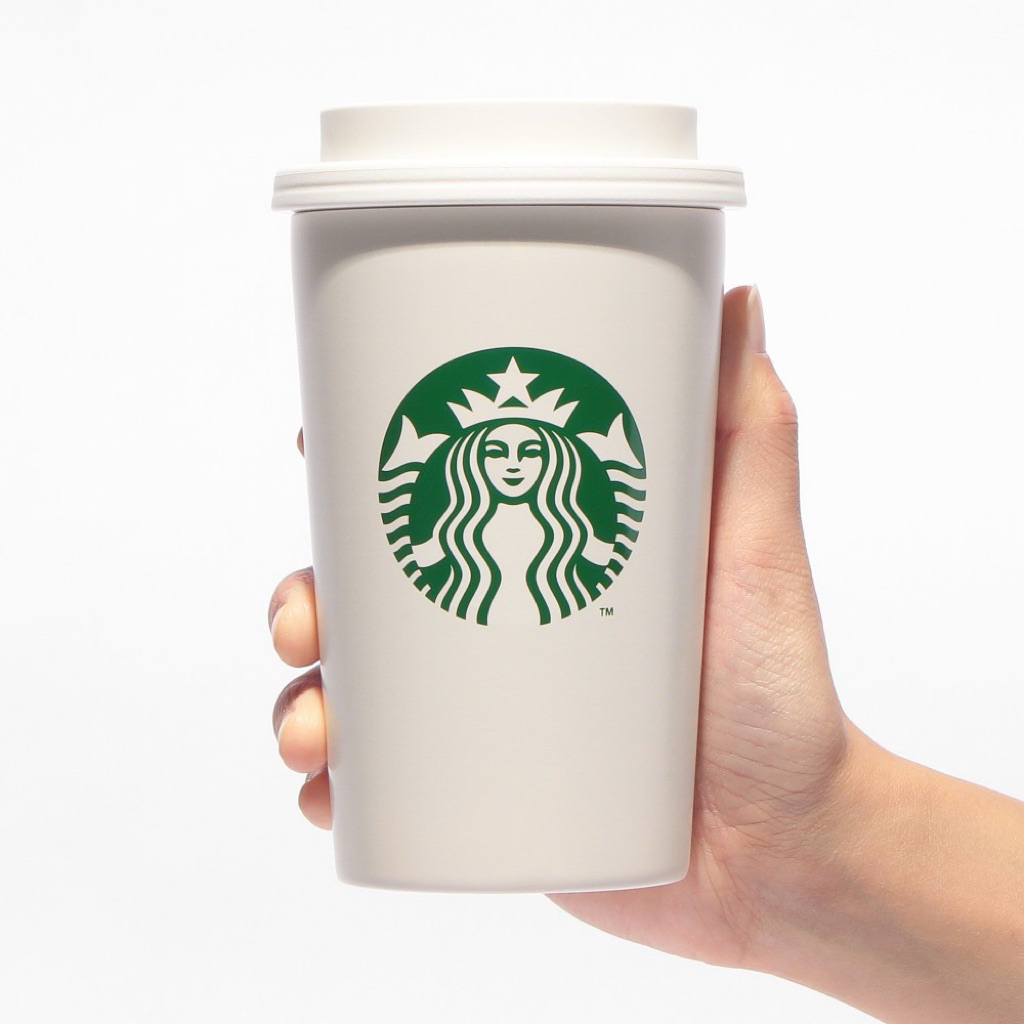 (พร้อมส่ง) Starbucks แก้วสแตนเลสเก็บร้อน/เย็น Togo สีขาว/ดำ ด้าน ของแท้ 🎌🇯🇵💯