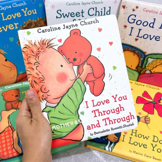 “I Love You Through and Through” 6 เล่ม ชุดหนังสือบอร์ดบุ๊ค (Board Book) สำหรับเด็กเล็ก ปกแข็งนุ่ม