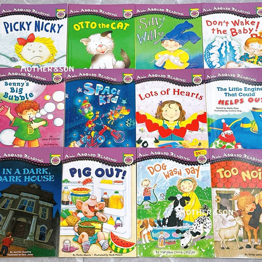 ชุดหนังสือนิทานฝึกอ่าน All Aboard Reading 12 เล่ม