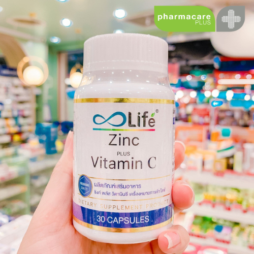 Life Zinc Plus Vitamin C 30 Capsules