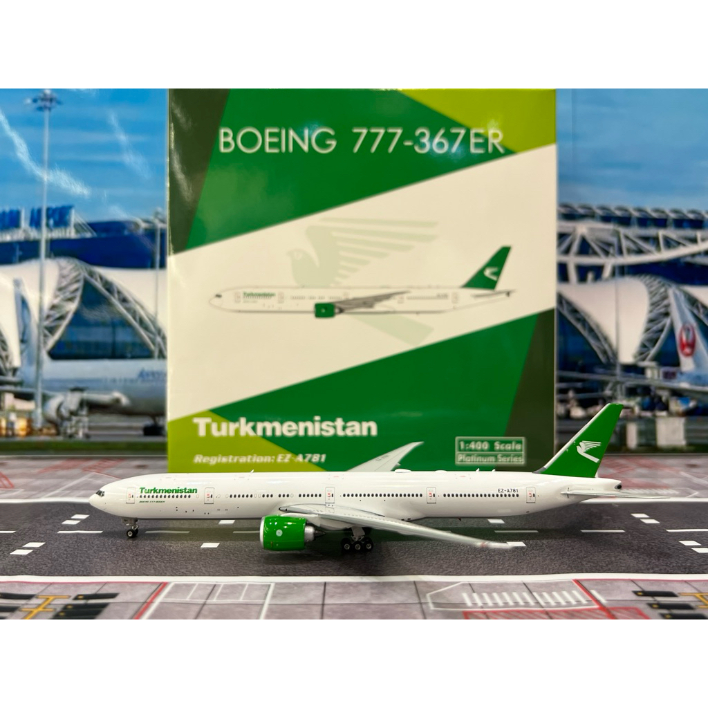 Phoenix Model [11890] Turkmenistan Airlines B777-300ER EZ-A781