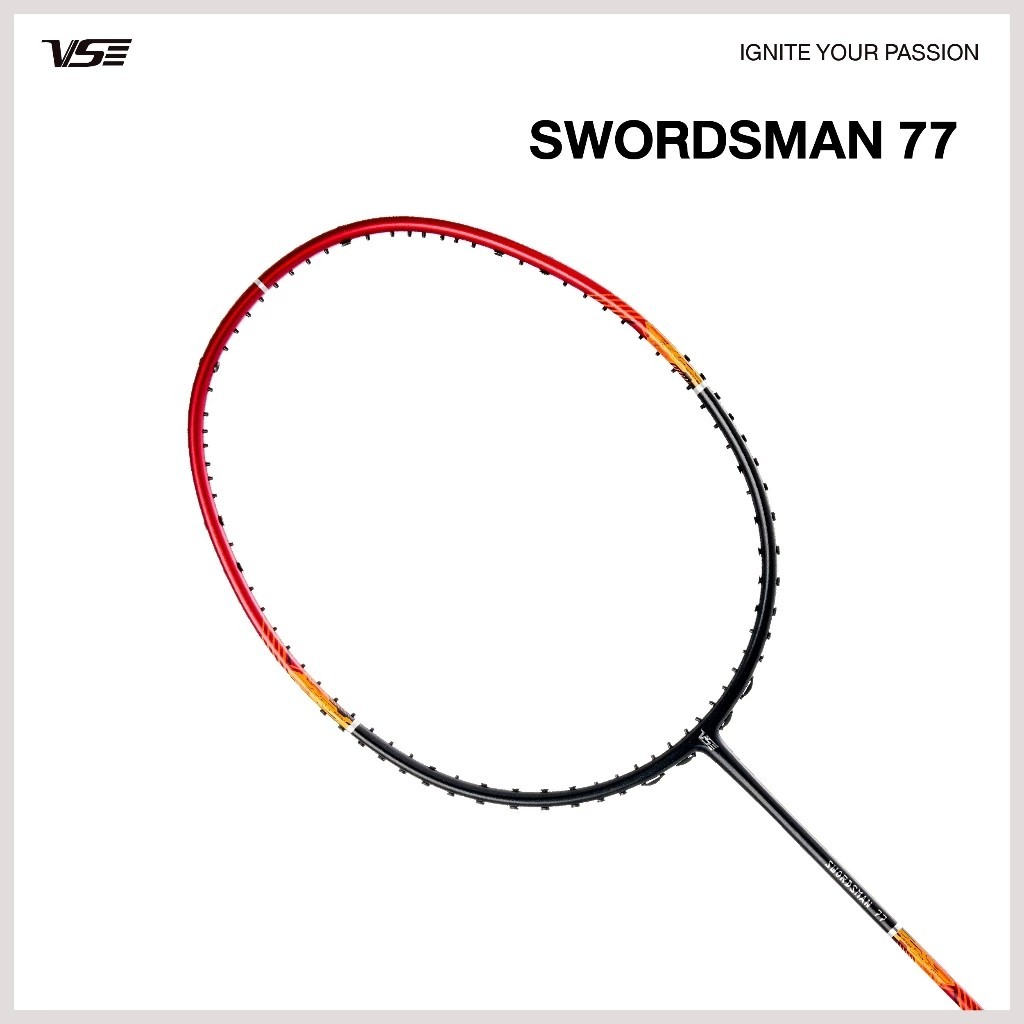 ไม้แบดมินตันรุ่น SWORDSMAN77 5U แถมกริีป เอ็น ซอง