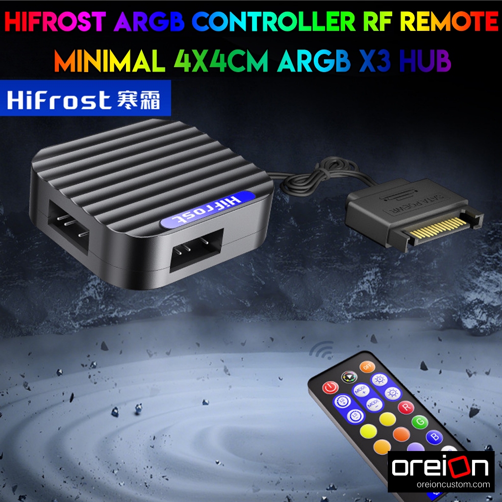 ARGB HiFrost HUB 5V Hub ARGB 3pin HUB x3 มินิมอล [พร้อมส่ง]