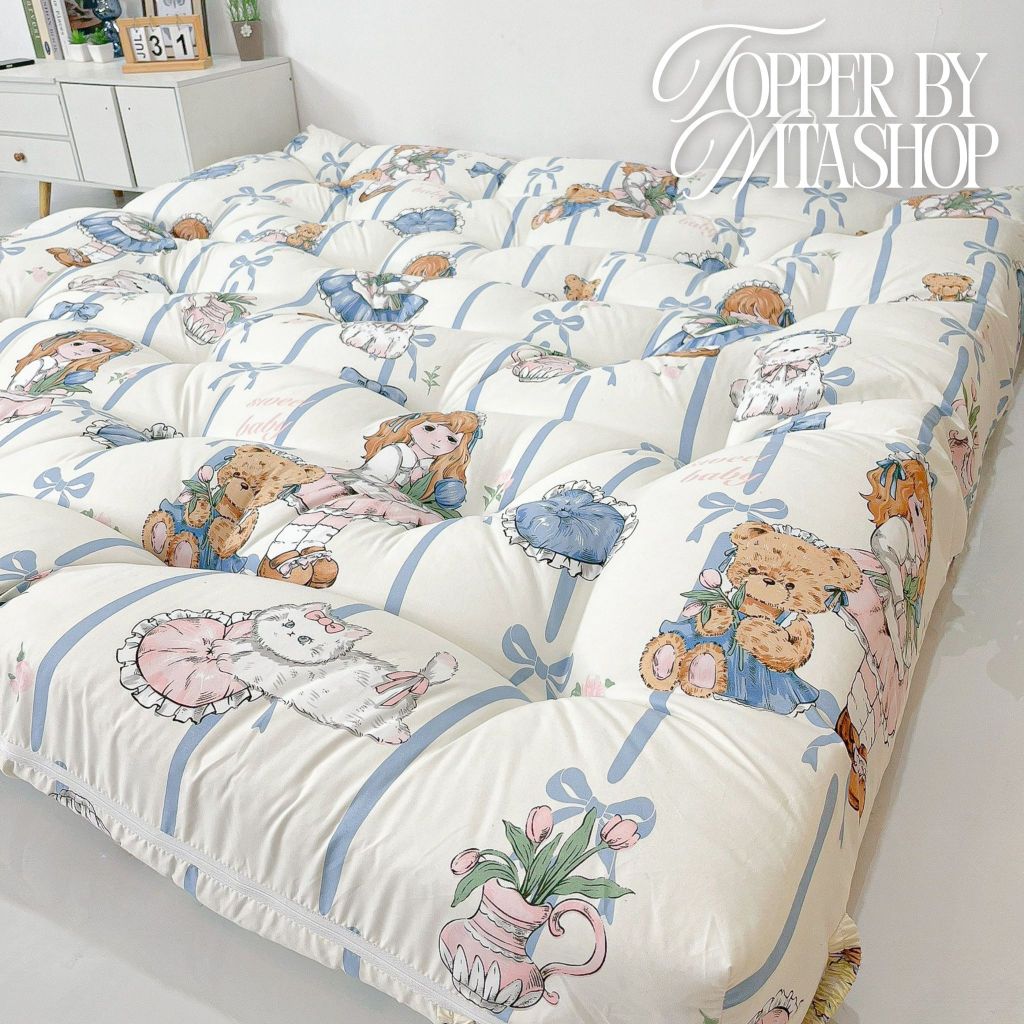 03.03🤍Topper extra หนาพิเศษ ท็อปเปอร์หนา8นิ้ว (ใย4ชั้น)หนานุ่มพิเศษ หนามาก‼️มีเก็บเงินปลายทาง พร้อมส่งจ้า