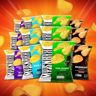 MY SNAXX  [คละรส แพ็ค 12]มาย สแน็คซ์ มันฝรั่งแผ่นหยัก 50g