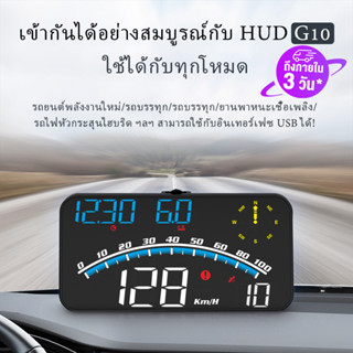 iuggyit จอแสดงผล Head-up ทั่วไปสำหรับรถยนต์ ระบบ GPS เตือนคว…