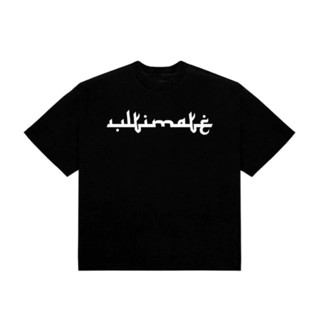 T-SHIRT ULTIMATE FONT  แขนสั้น คอกลม OversizeS-3XL