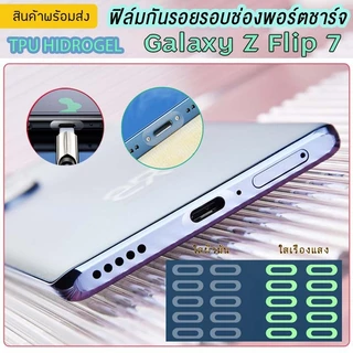 Z Flip 7 ฟิล์มกันรอยหลัง+ขอบข้าง Samsung Z Flip7 /ฟิล์มกันรอยหลัง หลังหุ้มข้าง ขอบข้าง สันพับ