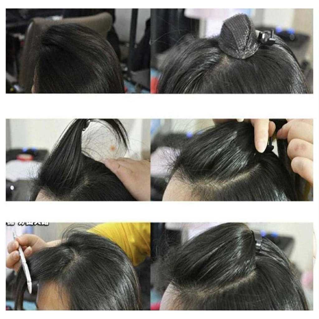 ฟองน้ำเสริมผม สีดำ ที่รองผม เพิ่มวอลลุ่มผม กิ๊บฟองน้ำรองผม หมอนรองผม หมอนเสริมผม พร้อมส่งจากไทย - รูปที่ 3