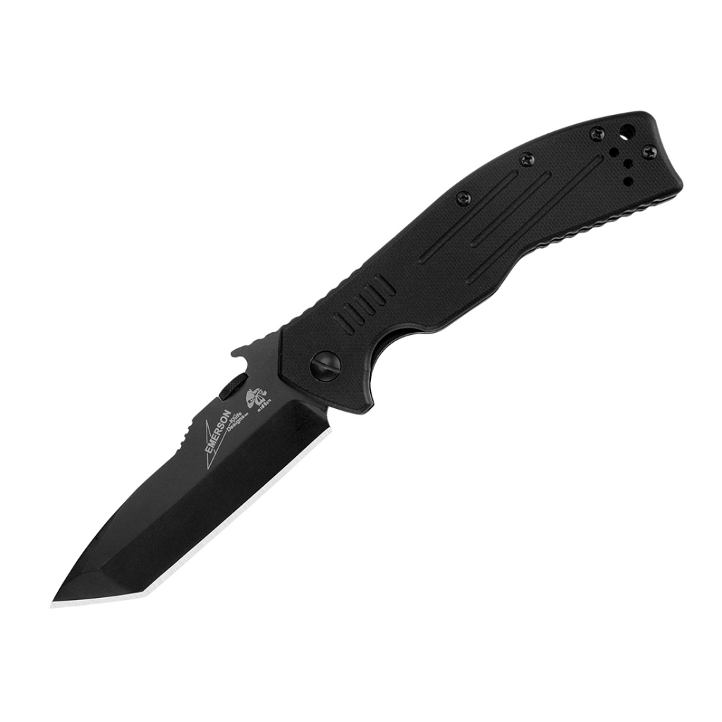 มีดพับ Kershaw Emerson CQC-8K Black Tanto Blade, Black G10 Handles (6044TBLK)