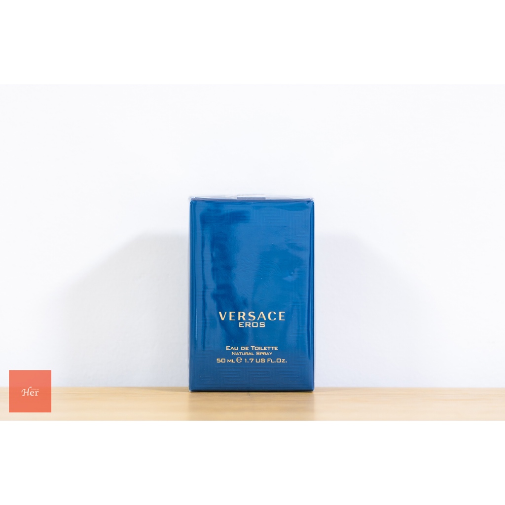 สินค้าแท้ 100% [พร้อมส่ง] Versace Eros Pour Homme EDT ขนาด 50 ML
