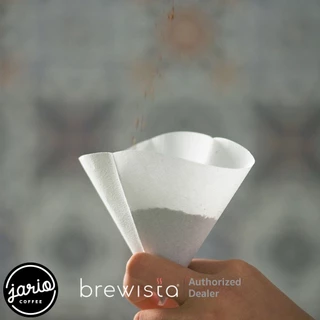 Jario x Brewista กระดาษกรองกาแฟทรงกรวย 100 แผ่น Brewista Cone Shape Coffee Filter 100 Sheets