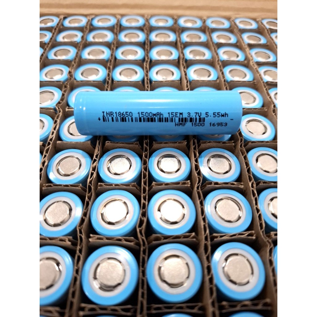 ถ่านชาร์จ หัวเรียบ Li-ion 18650 3.7V ความจุแท้ 1200mAh/1500mAh/2000mAh/2600mAh/3500mAh - รูปที่ 2