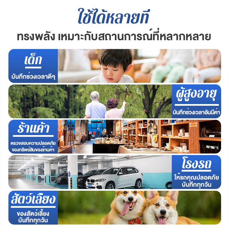 กล้องวงจรปิดจิ๋ว ไร้สาย🔥4k Full HD WiFi กล้องมินิ เล็กง่ายต่อการวาง การมองเห็น/ตอนกลางคืนที่ชัดเจน กล้องวงจรมินิ - รูปที่ 4