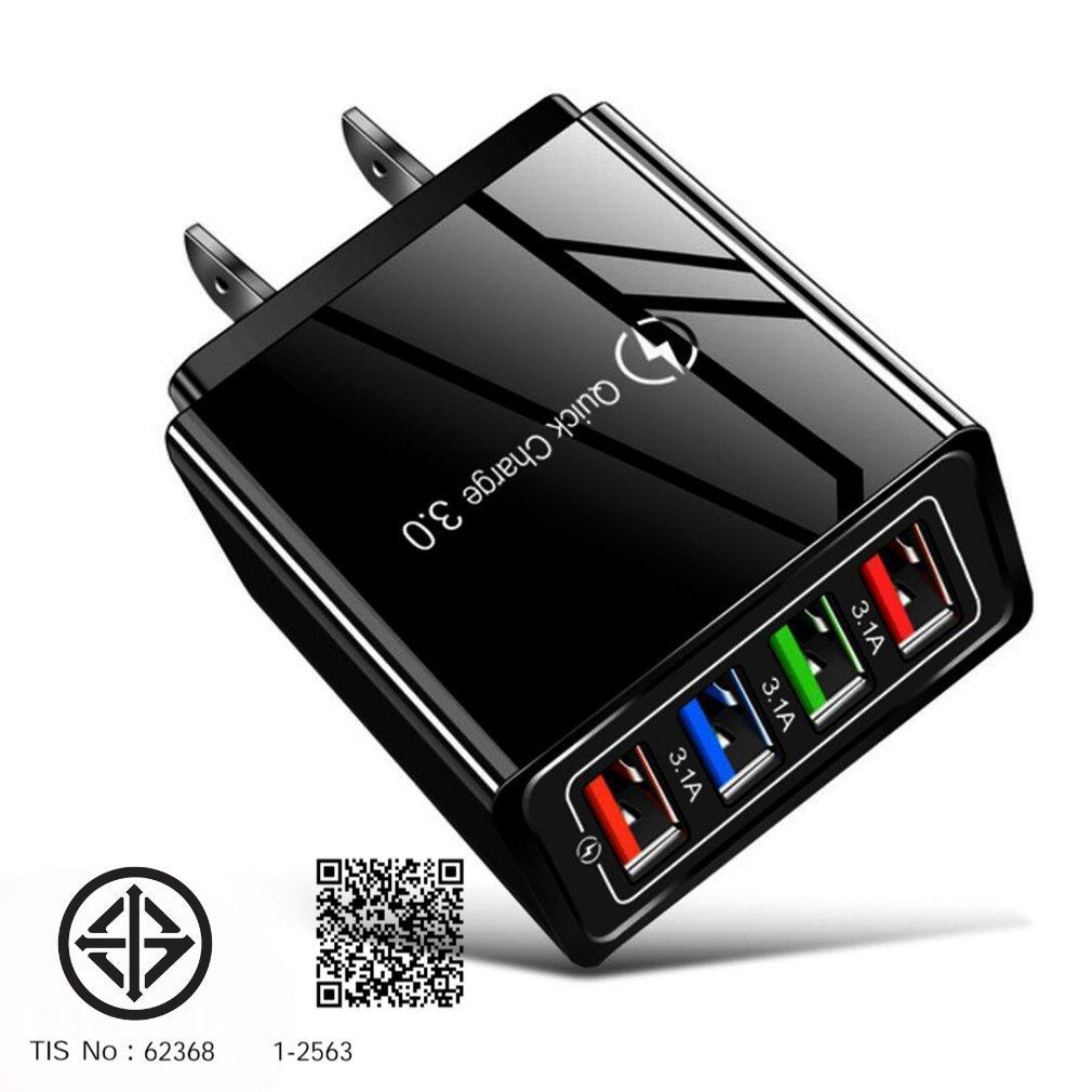 (พร้อมส่งในไทย)🔥4 พอร์ต อะแดปเตอร์ชาร์จเร็ว 20W USB QC3.0 PD 3.1A USB Type C
