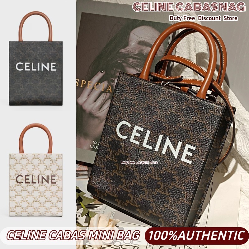 ✈️Celine CABAS Mini Handbag กระเป๋าถือผู้หญิง