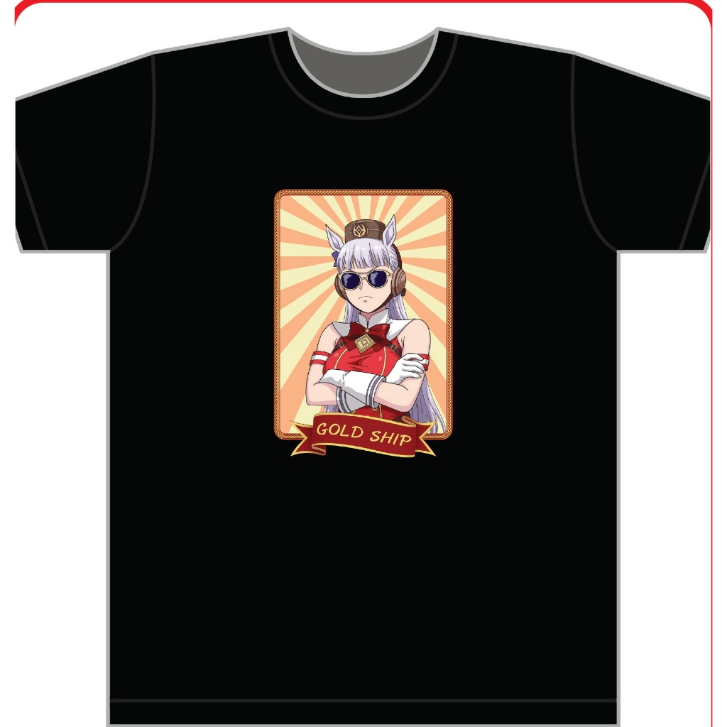 เสื้อยืด Fanart Uma Musume "Gold Ship" by Tomodachi T-shirT