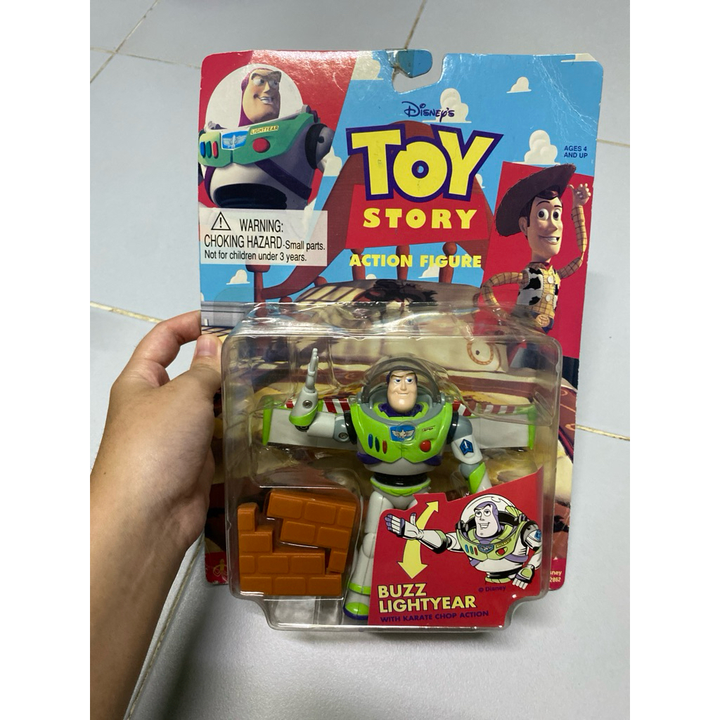 Toy Story Buzz Lightyear Karate Chop Action Figure Vintage Disney - 1995