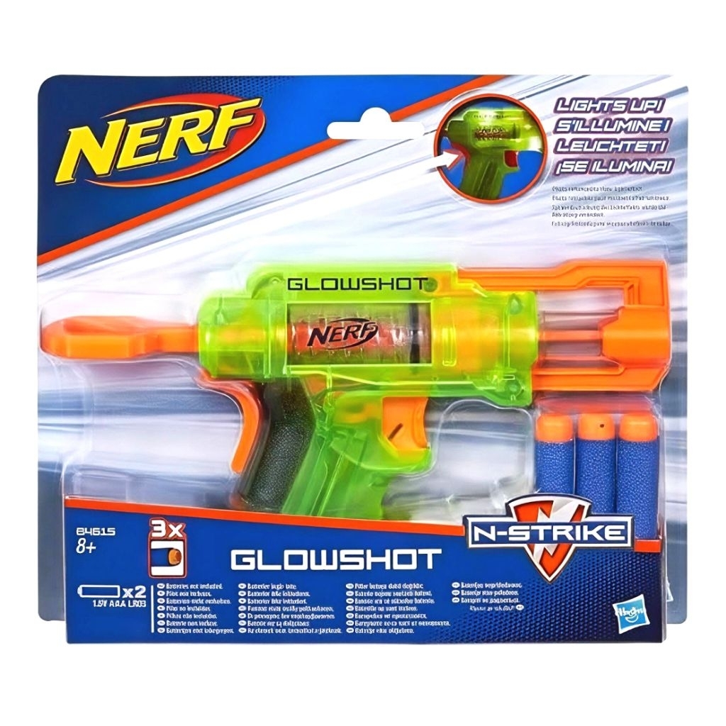 Hasbro Nerf N-Strike Glowshot  Blaster ปืนเนิร์ฟ เอ็น-สไตร์ค โกลวช็อต พร้อมกระสุนโฟม