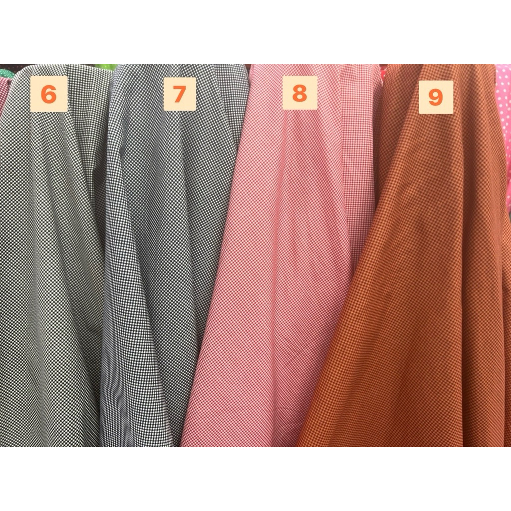 ผ้าคอตตอนพิมพ์ลายสก๊อตจิ๋วผ้าเมตรCS000256Cotton100%พิมพ์ลาย - รูปที่ 2