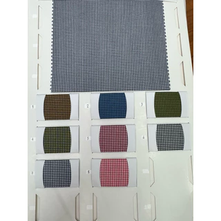 ผ้าคอตตอนพิมพ์ลายสก๊อตจิ๋วผ้าเมตรCS000256Cotton100%พิมพ์ลาย