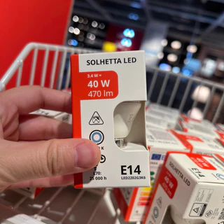 E14 (แสงขาว) หลอดไฟอีเกีย SOLHETTA ซูเฮตต้า หลอดไฟ LED E14 470 ลูเมน