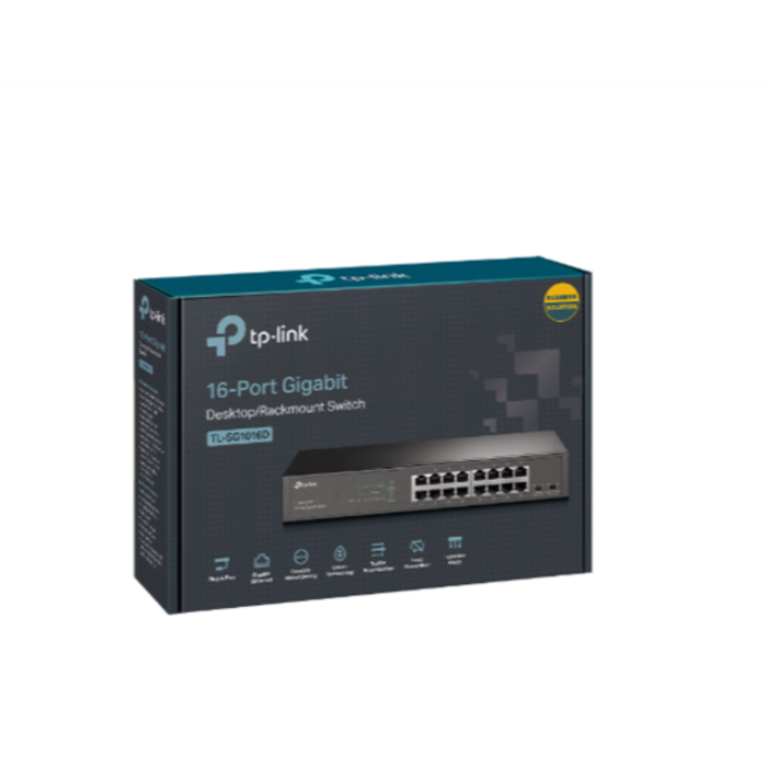 TP Link 16-Port Gigabit Desktop/Rackmount Switch TL-SG1016D ประกัน LT