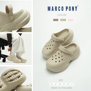 Marco Pony รองเท้าแตะผู้หญิง รองเท้า หัว โต หญิง กันลื่น อ่อนนุ่ม เบาสบาย MH9032