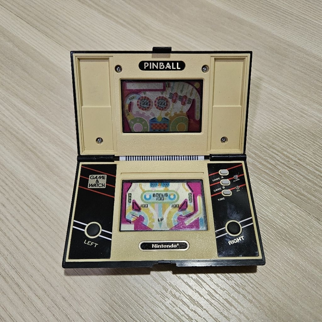 Nintendo Game & Watch Pinball 1983 ของสะสม​ เกมส์หายาก​ ของแท้จากญี่ปุ่น