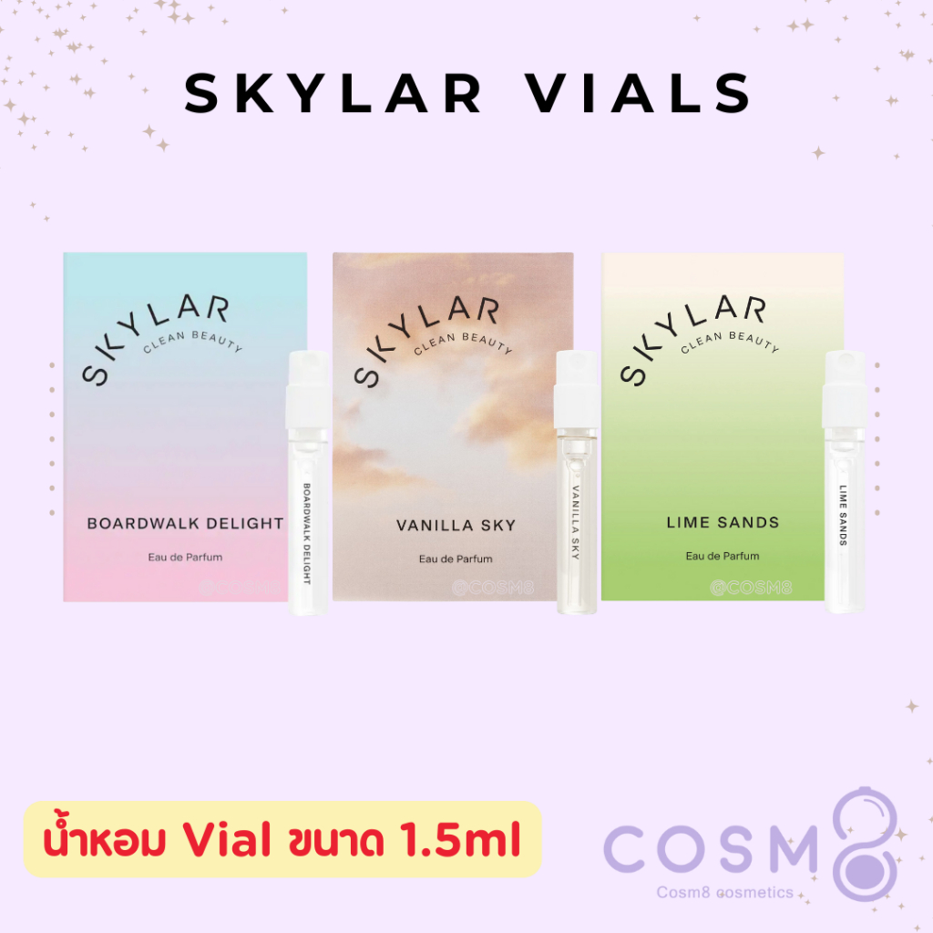 [ลด30% ใช้โค้ดไลฟ์/Shopee Video]✅พร้อมส่ง✅แท้ น้ำหอมไวออล Vial Skylar EDP 1.5ml