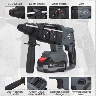 MLHY 21V Hammer Drill สว่านโรตารี่ สว่านไร้สาย มอเตอร์ไร้แปรงถ่าน สว่านกระแทกไร้สาย สว่านโรตารี่ไร้สายส