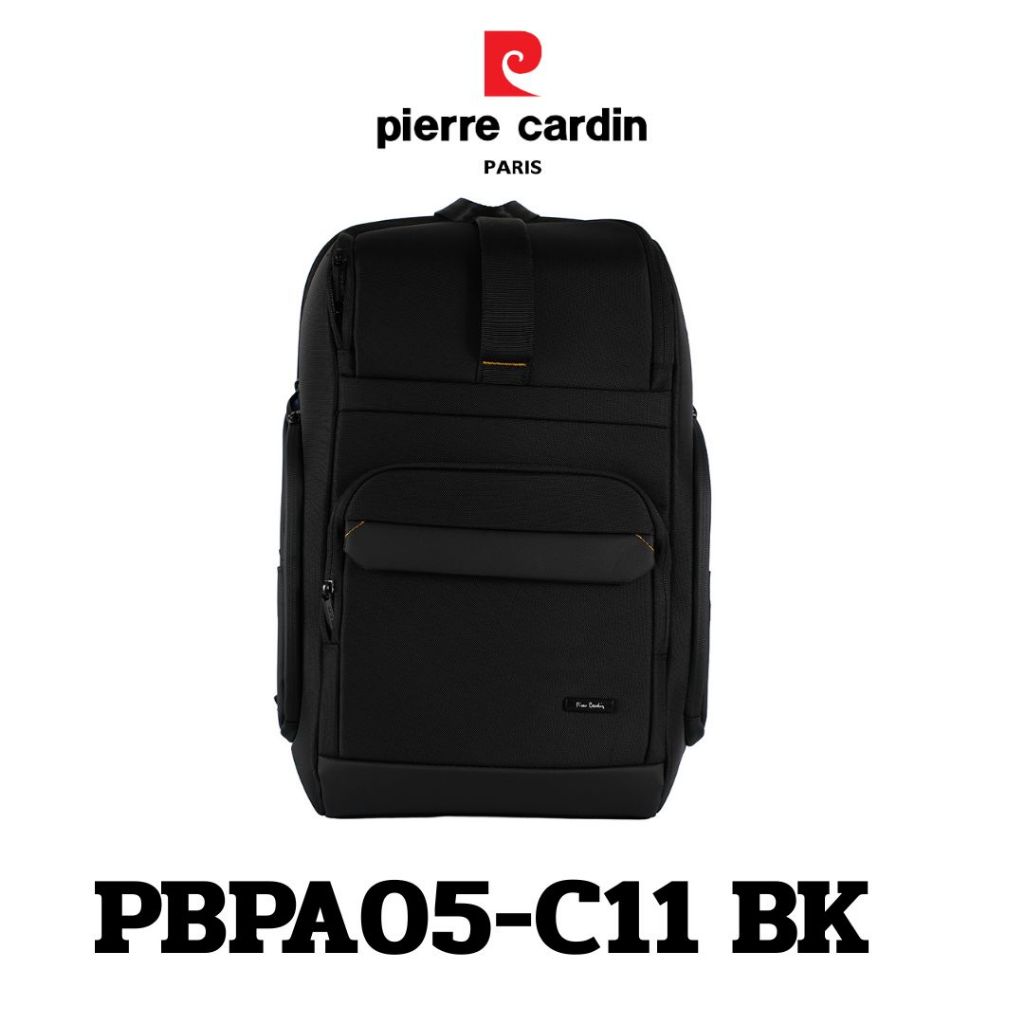 Pierre Cardin กระเป๋าเป้คอมพิวเตอร์ รุ่น LE-PBPA05-C11 สีดำ ใส่แล็ปท็อป 15.6 นิ้ว