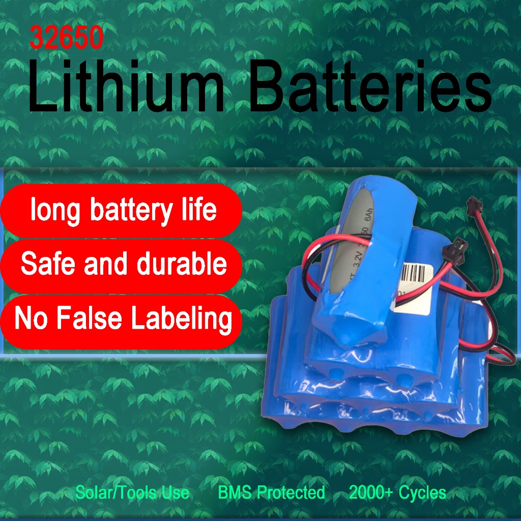 Durable 32650 3.2V 6500mAh LiFePO4 Battery Cell – Advanced BMS Protection, Suitable for Electric Veh